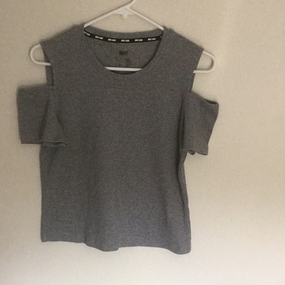 DKNY cold shoulder tshirt